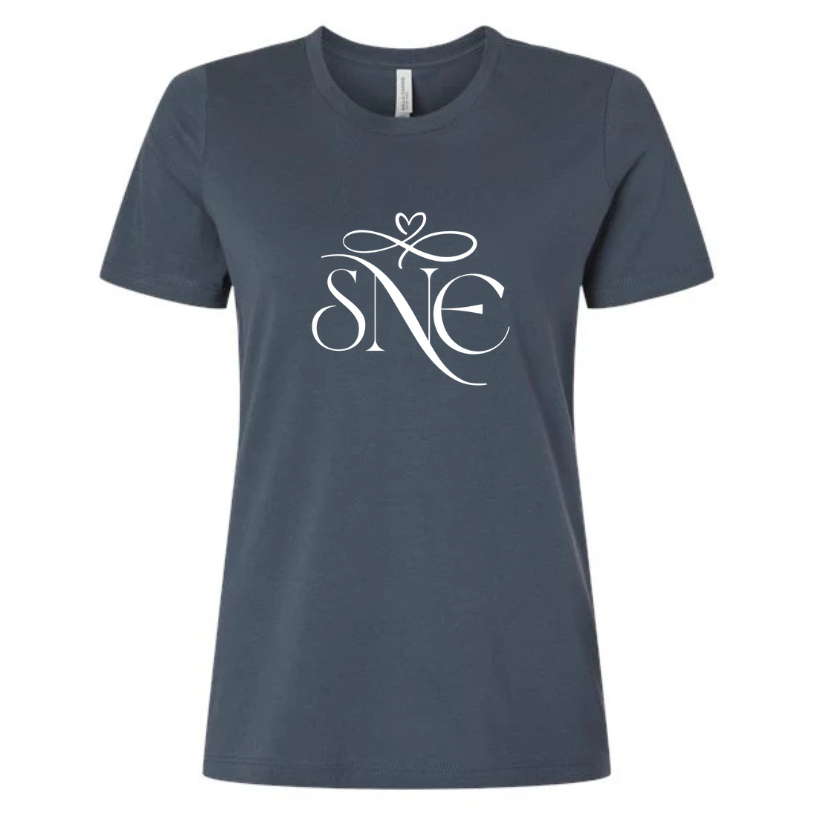 WOMENS- SNE Infiniti Tee- Vintage Navy