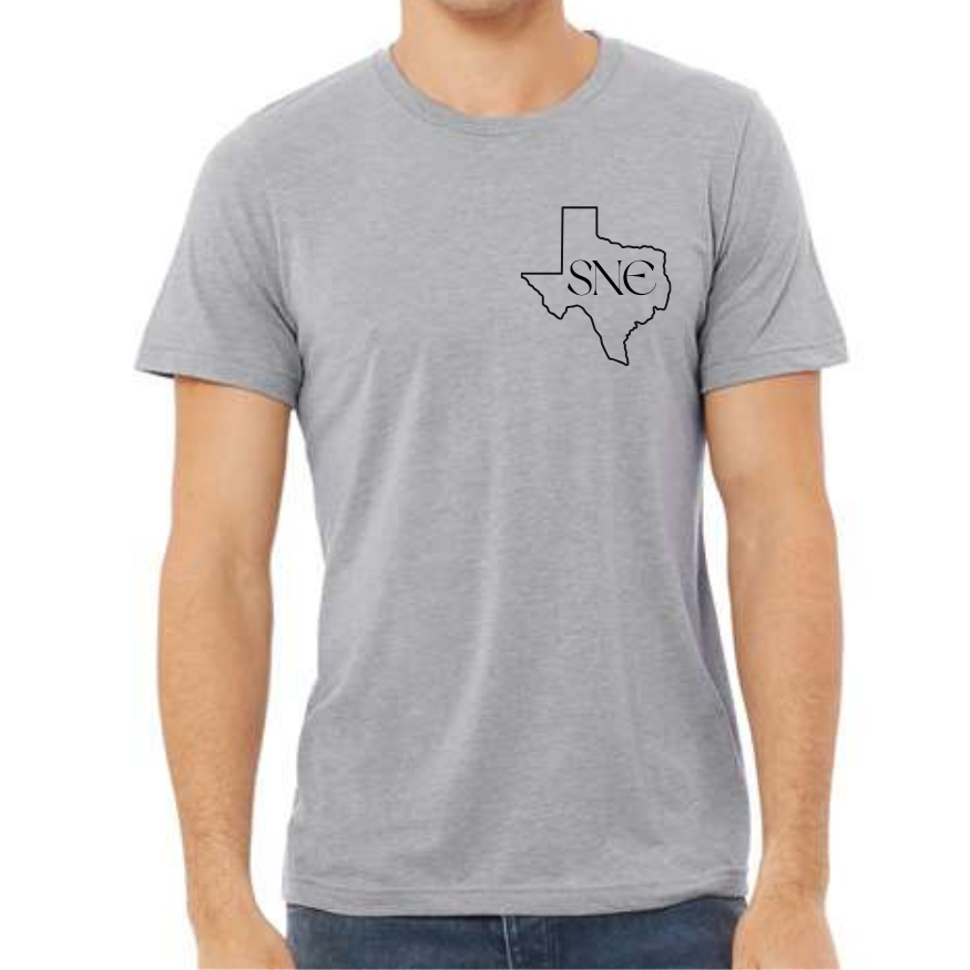 MENS- SNE Pocket Texas Tee- Grey