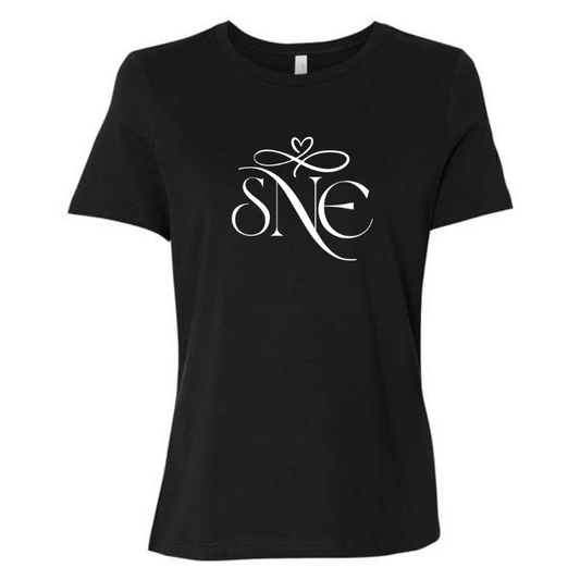 WOMENS- SNE Infiniti Tee- Black