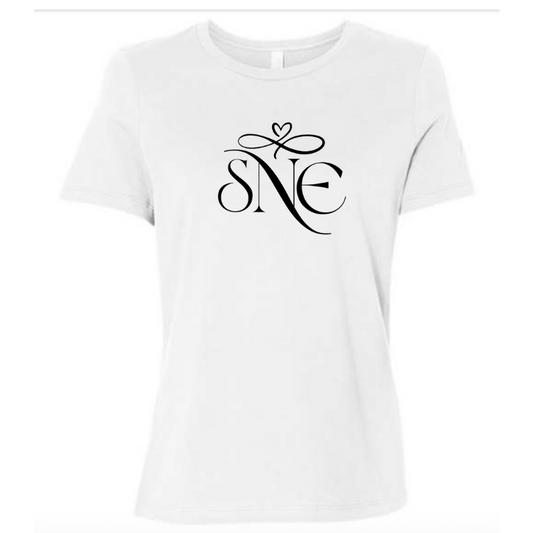 WOMENS- SNE Infiniti Tee- White