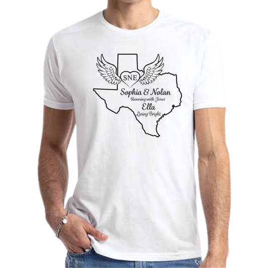 MENS- SNE Texas Tribute Tee- White