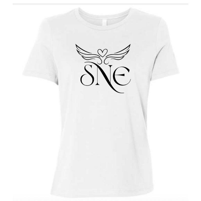 WOMENS- SNE Wing Tee- White
