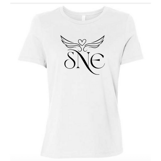 WOMENS- SNE Wing Tee- White