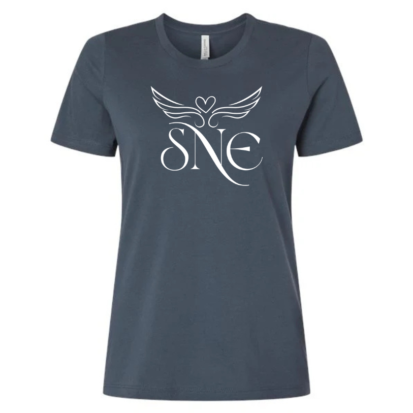 WOMENS- SNE Wing Tee- Vintage Navy