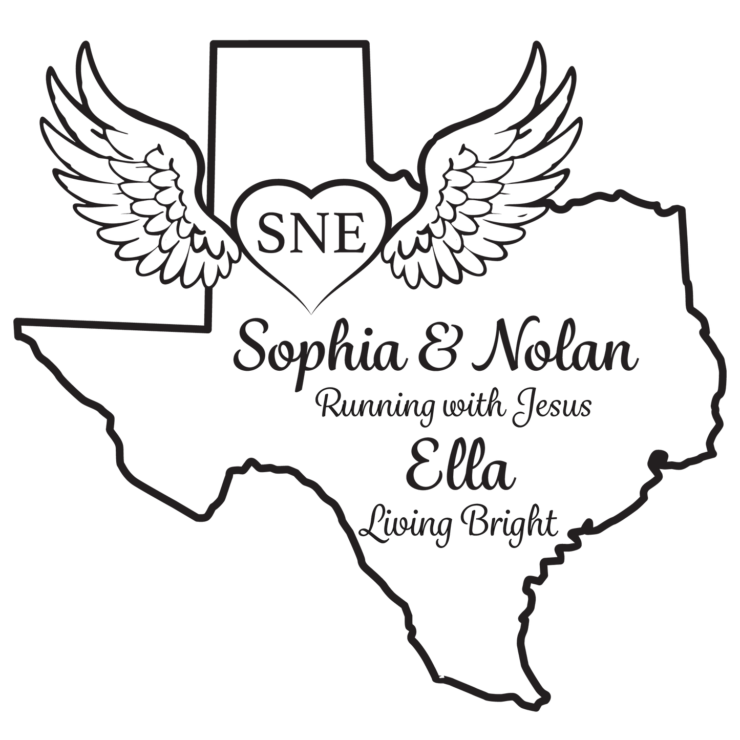WOMENS- SNE Texas Tribute Tee- Vintage Navy